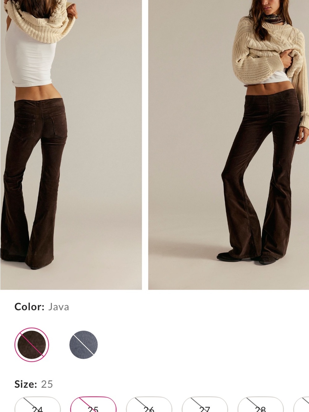 We The Free Java Corduroy Flare Pants